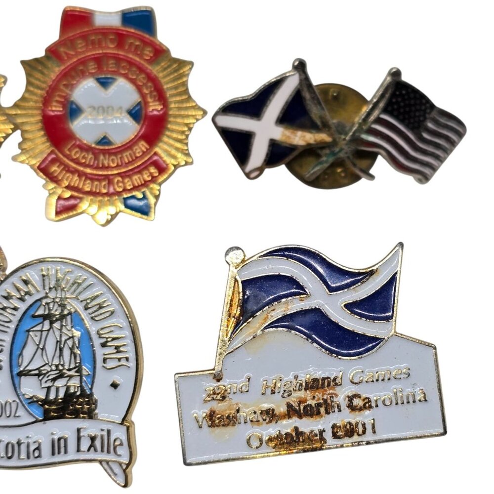Scottish Highland Games Enamel Pin Lot Loch Norman Waxhaw Kings Mountain 17 - Picture 5 of 16